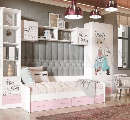  Пенал закрытый Вега FASHION 1 ЛДСП 